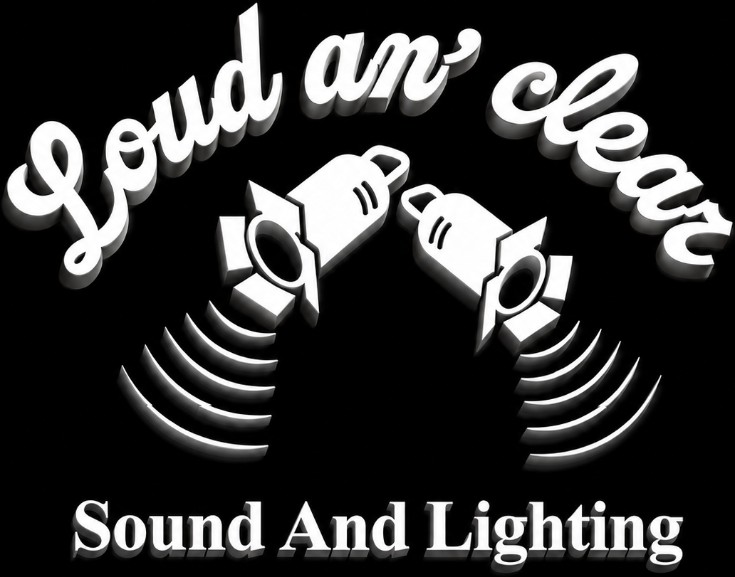 Loud An Clear Sound And Lighting - Logo Hero Banner